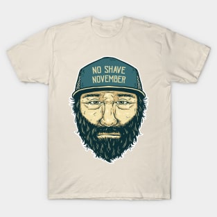 Beardman with trucker cap quotes T-Shirt